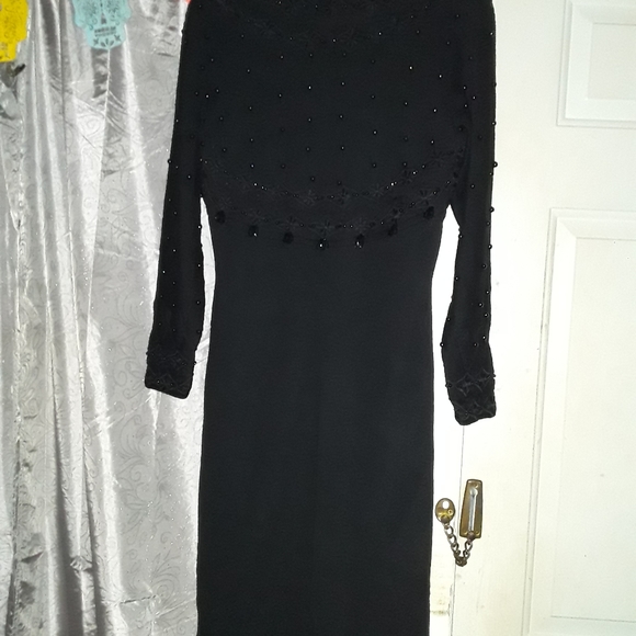 Vintage beaded dress size xl. - Picture 6 of 16